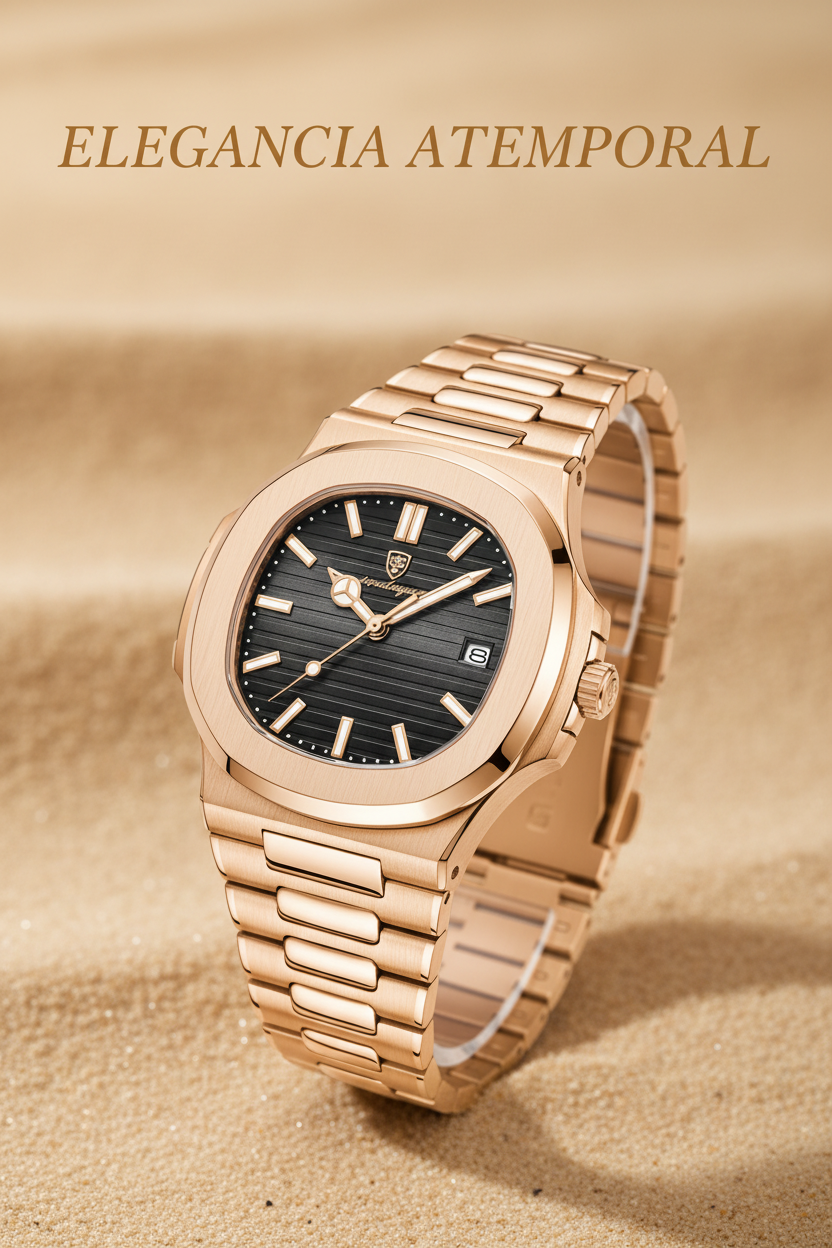 Elegancia Atemporal - Banner con reloj