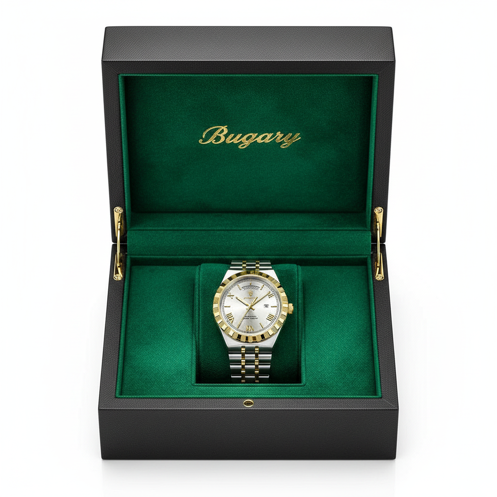 Caja Bugary con reloj