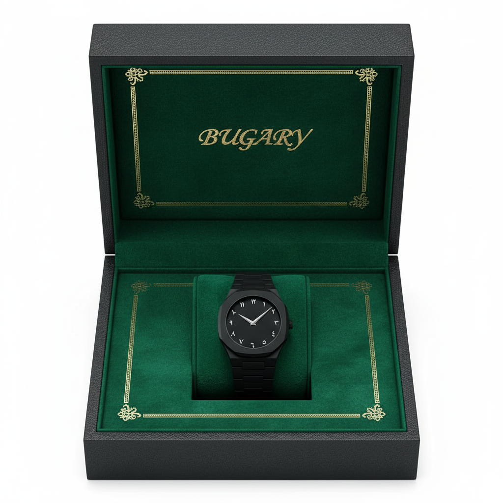 Caja Bugary con reloj