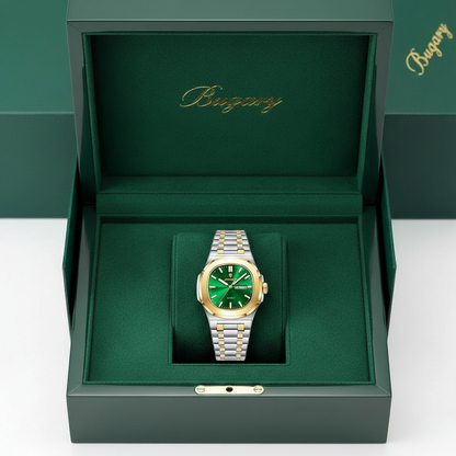 Reloj bicolor con caja Bugary